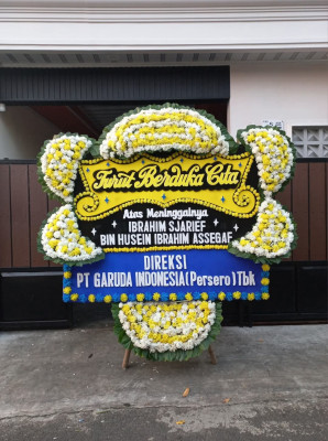 Papan Bunga Duka di Cijantung